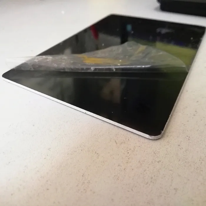 Paidu custom eco friendly ABS Double Color Plastic Sheet for Advertising materials