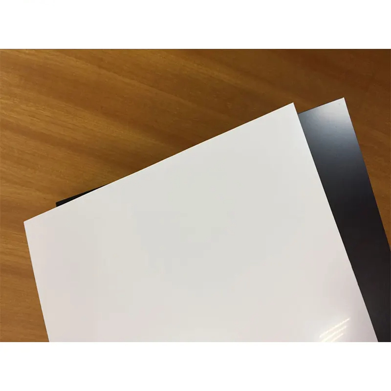 Paidu Custom size ABS Double color black /white sheet plastic board factory