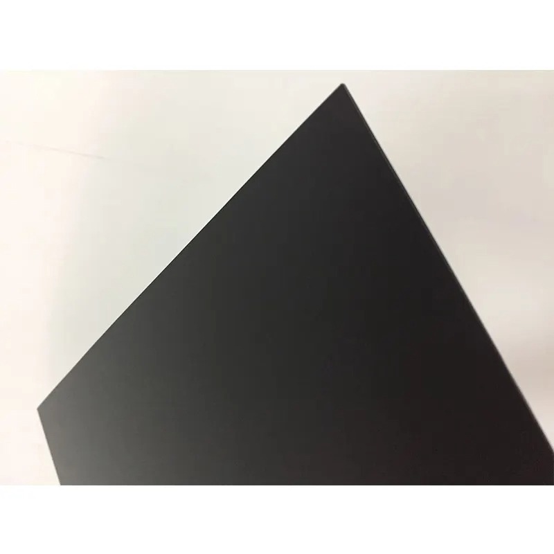 Paidu Custom size ABS Double color black /white sheet plastic board factory
