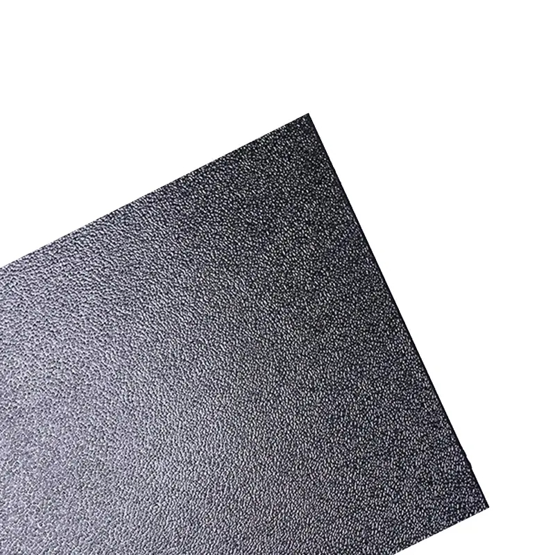 Paidu Virgin black 1mm textured abs plastic sheet