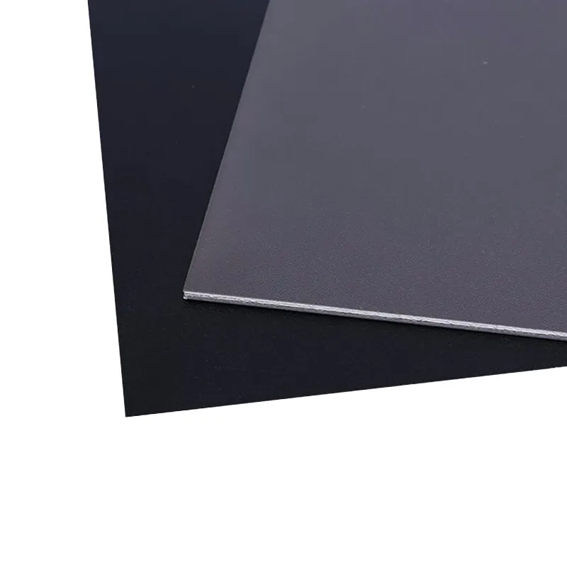 Paidu Virgin black 1mm textured abs plastic sheet